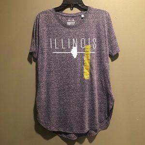 Royce Brand Illinois Logo Purple T Shirt size medium